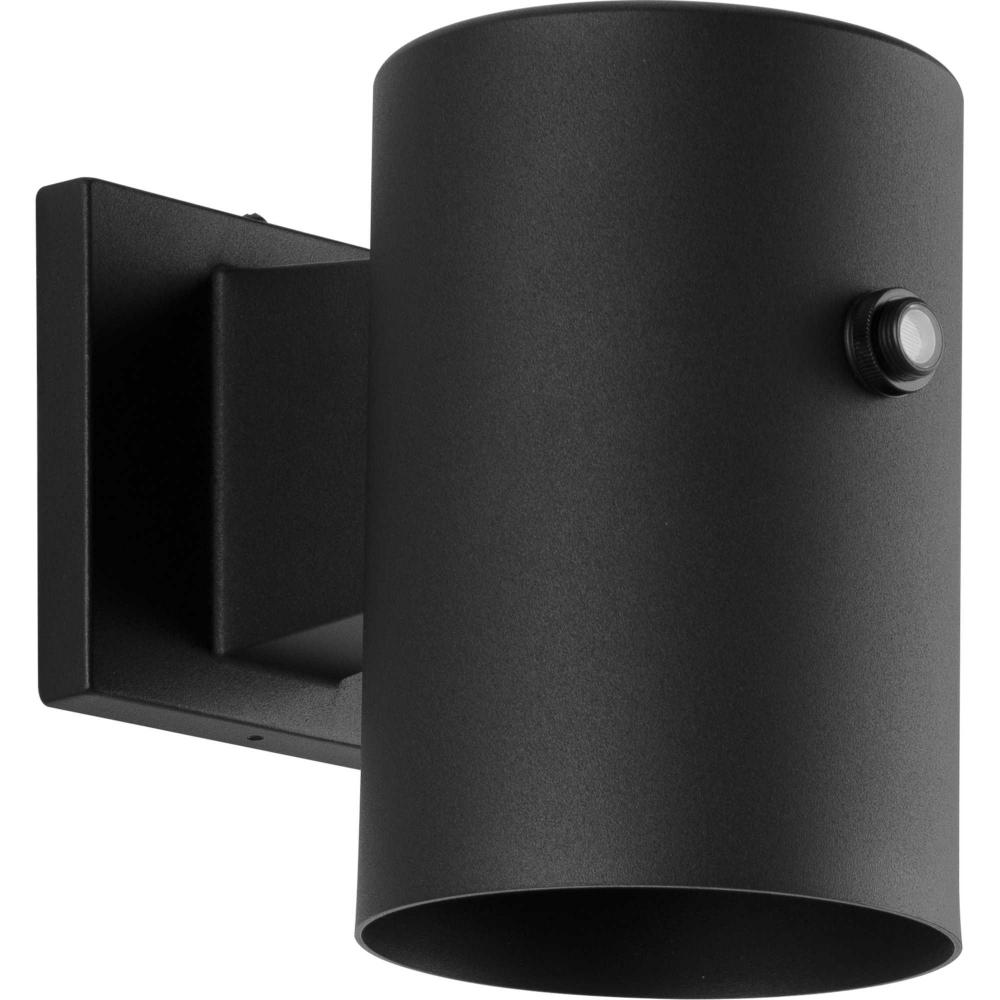 5&#34; Black LED Outdoor Aluminum Wall Mount Cylinder with Photocell