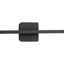 Progress P300448-31M-CS - Phase 5 Collection 16 in. Black Slim Modern 3CCT Integrated LED Linear Vanity Light