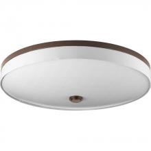 Progress P3612-2030K9 - Weaver LED Collection Three-Light LED 22" Flush Mount