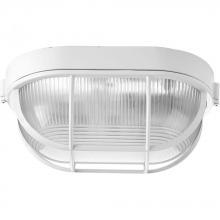 Progress P3706-30 - One-Light Bulkhead 6-3/8" Flush Mount