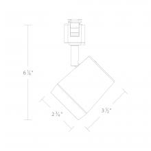 WAC US L-7011-CS-BK - Ocularc 7011 - 5CCT Track Luminaire