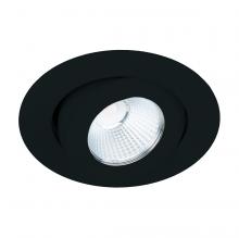  R2BRA-N927-BK - Ocularc 2.0 LED Round Adjustable Trim with Light Engine and New Construction or Remodel Housing