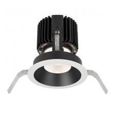 WAC US R4RD1T-W830-BKWT - Volta Round Shallow Regressed Trim with LED Light Engine