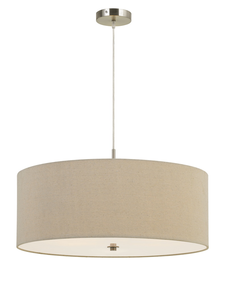 60W X 3 Addison Drum Pendant Fixture. Dia:24&#34;