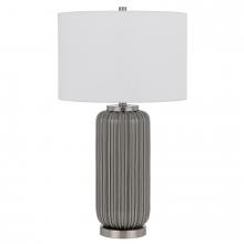 CAL Lighting BO-3034TB - Rodano ceramic table lamp with hardback drum shade