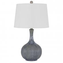 CAL Lighting BO-3036TB - Vernate ceramic table lamp with hardback taper drum shade