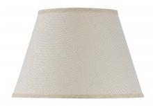 CAL Lighting SH-1425 - Hardback Burlap Shade