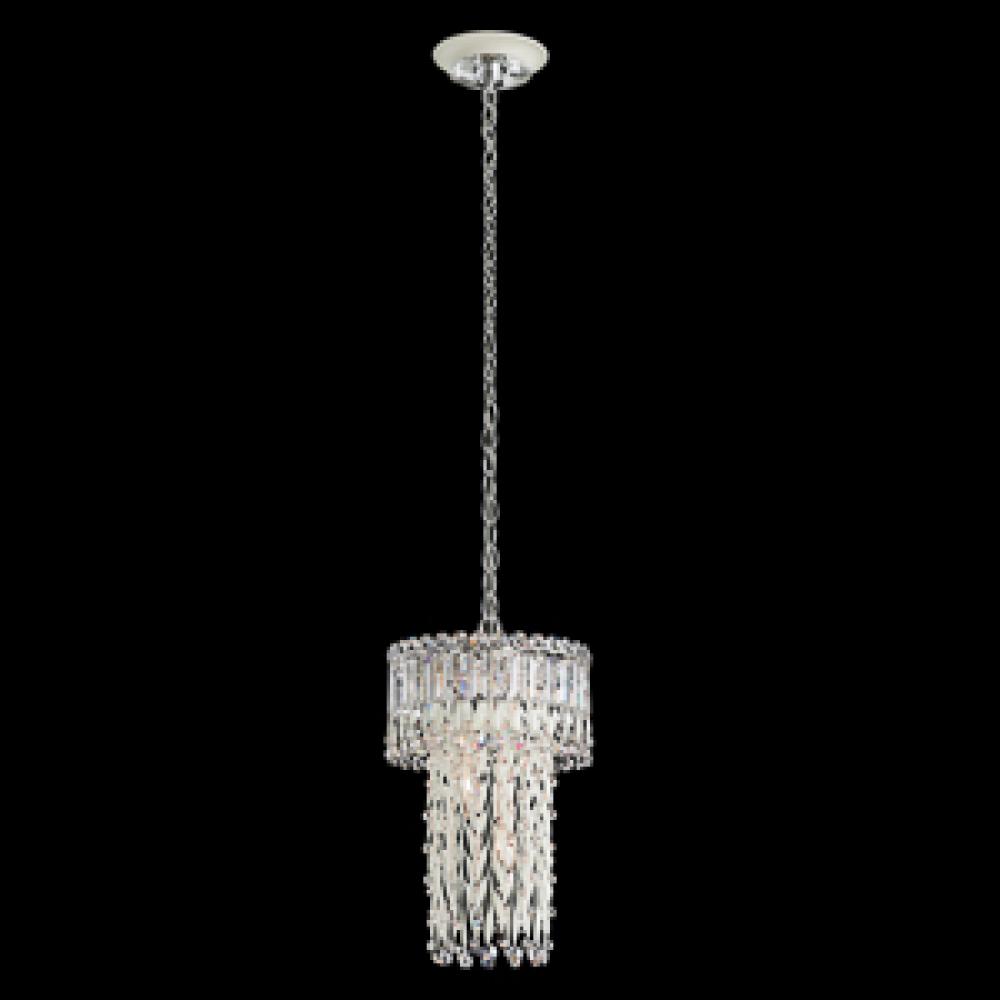 Triandra 3 Light 110V Pendant in Heirloom Bronze with Clear Heritage Crystal