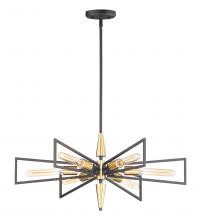 Maxim 11656BKSBR - Wings-Chandelier