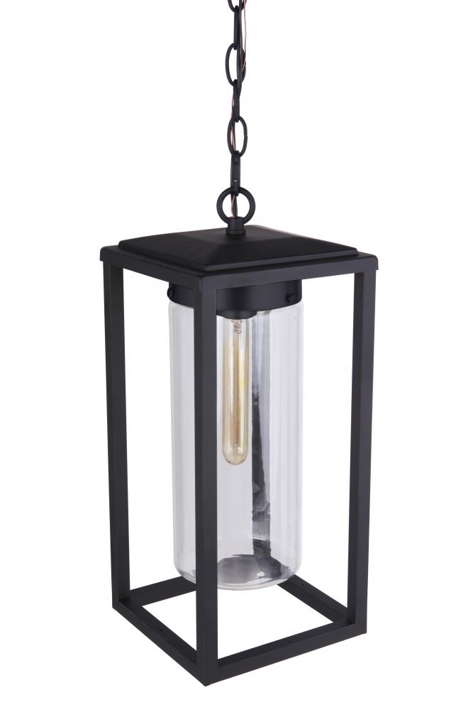 Neo 1 Light Outdoor Pendant in Midnight