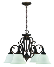 Craftmade 24224-MB-WG - 4 Light Down Chandelier