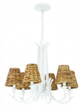 Craftmade 58326-MWW - Kokomo 6 Light Chandelier in Matte White