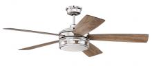 Craftmade BRX52PLN5 - 52" Ceiling Fan with Blades and Light Kit