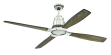 Craftmade RIC60PLN - 60" Ceiling Fan w/LED Light Kit, Blade Options