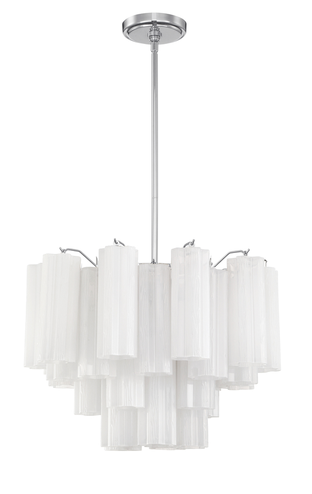 Addis 6 Light Polished Chrome Chandelier