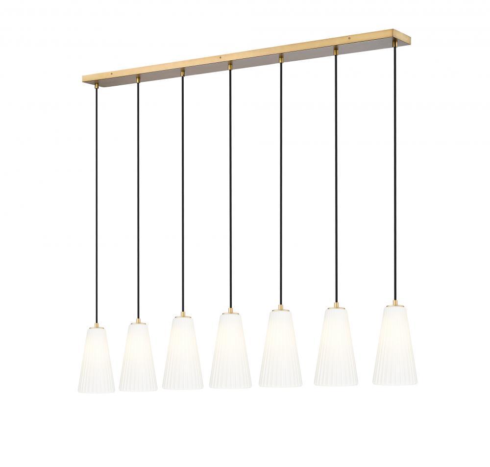 7 Light Linear Chandelier