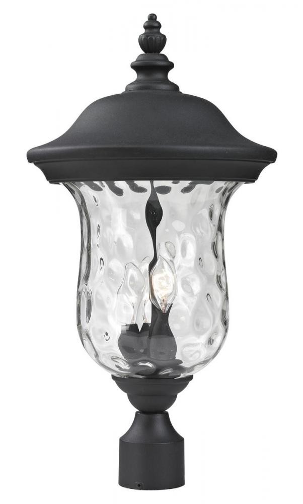 3 Light Outdoor Post Mount Fixture