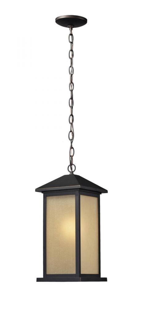 1 Light Outdoor Chain Mount Ceiling Fixture