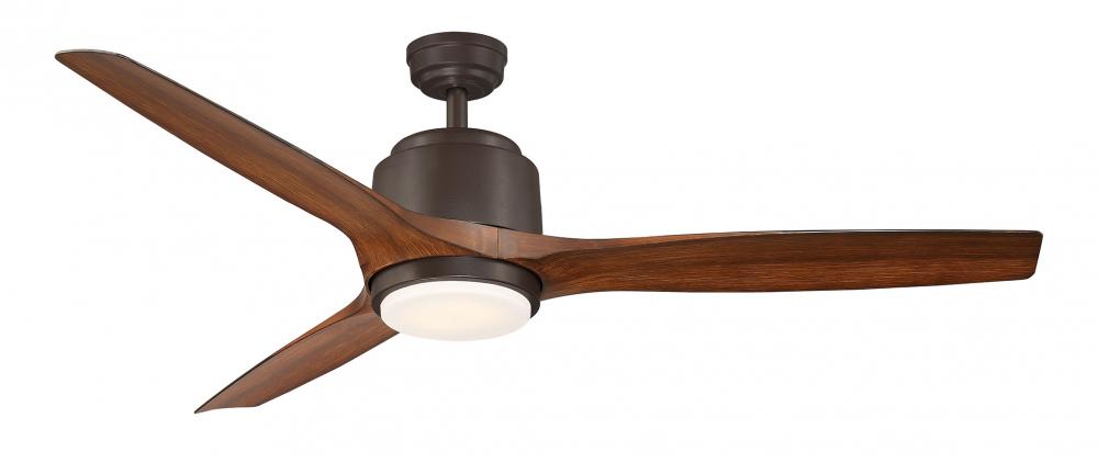 Sora Outdoor 56 Inch Textured Brown Ceiling Fan