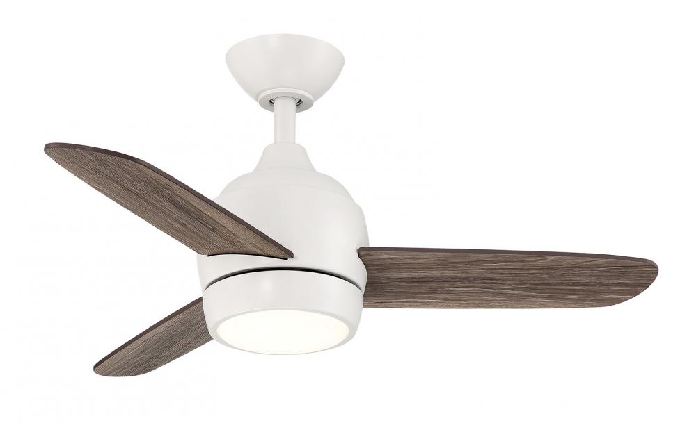 The Mini 36&#34; indoor/outdoor LED ceiling fan