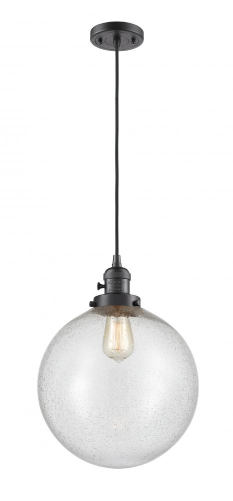 Beacon - 1 Light - 12 inch - Oil Rubbed Bronze - Cord hung - Mini Pendant