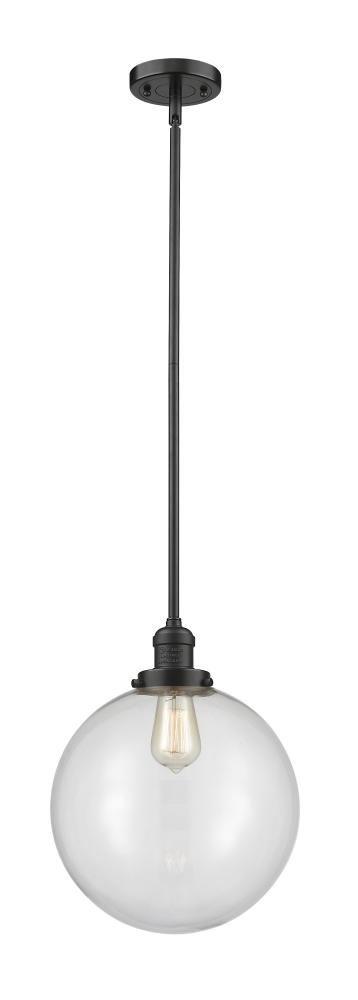 Beacon - 1 Light - 12 inch - Oil Rubbed Bronze - Stem Hung - Mini Pendant