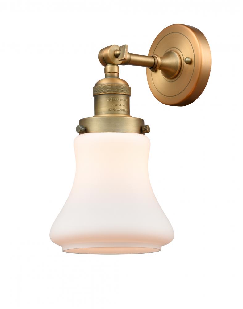 Bellmont - 1 Light - 7 inch - Brushed Brass - Sconce