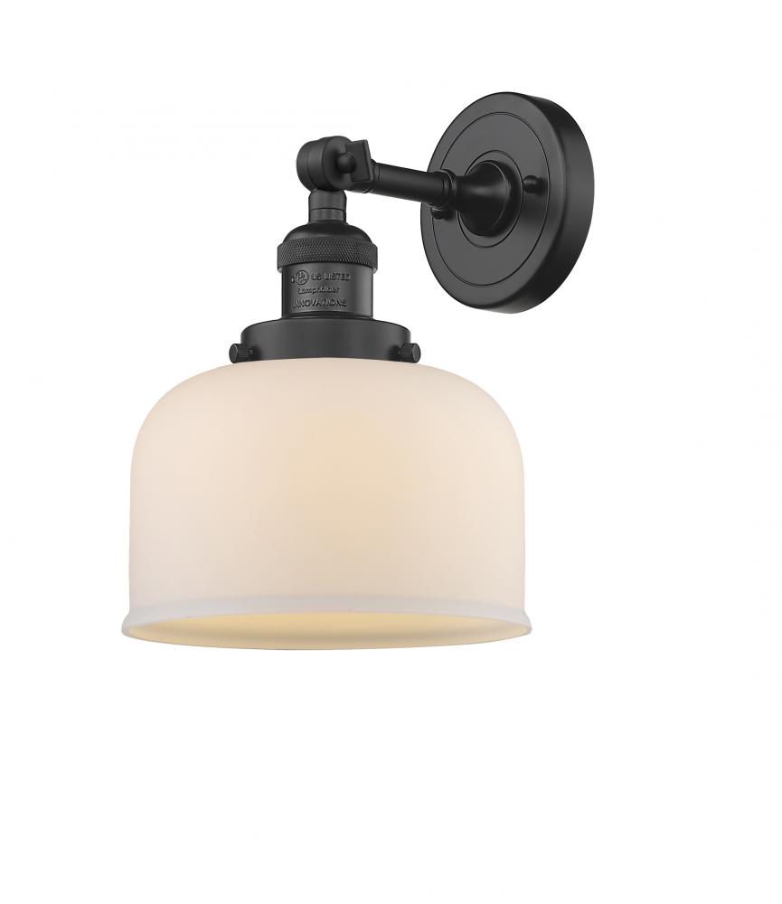 Bell - 1 Light - 8 inch - Matte Black - Sconce