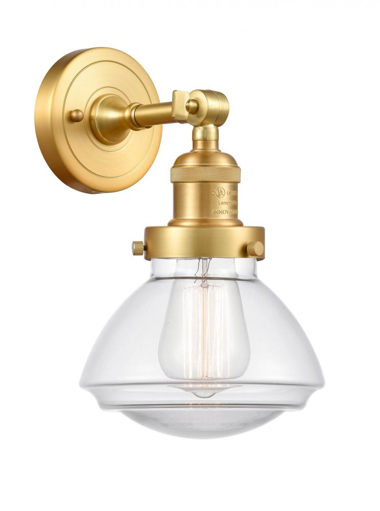 Olean - 1 Light - 7 inch - Satin Gold - Sconce