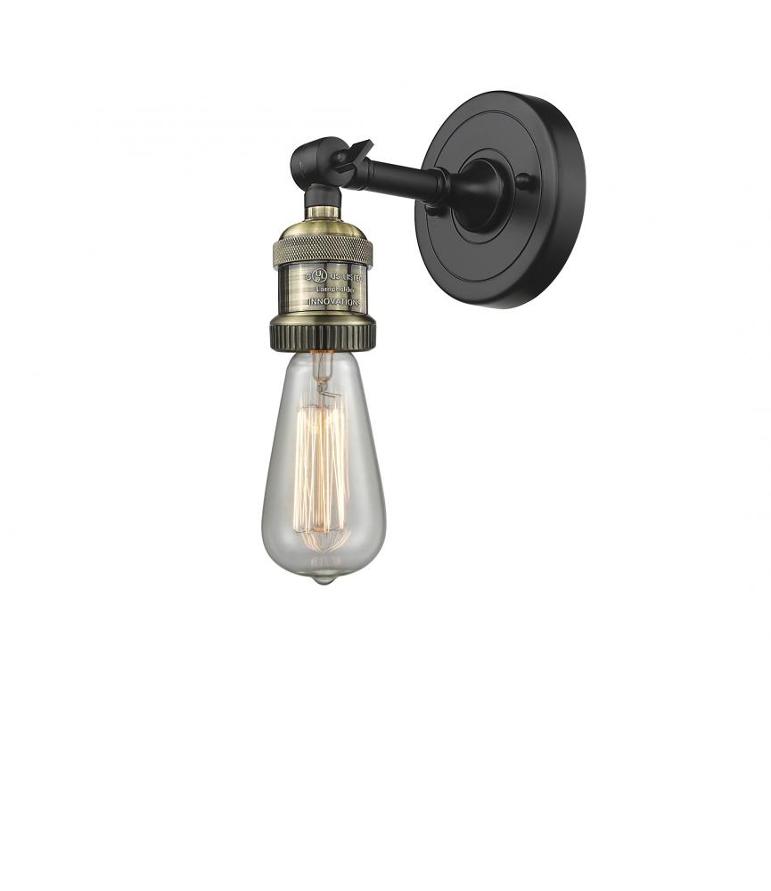 Bare Bulb 1 Light Sconce