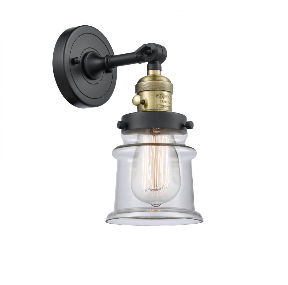 Canton - 1 Light - 5 inch - Black Antique Brass - Sconce