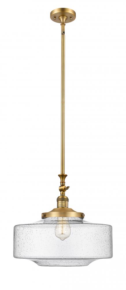 Bridgeton - 1 Light - 16 inch - Brushed Brass - Stem Hung - Mini Pendant