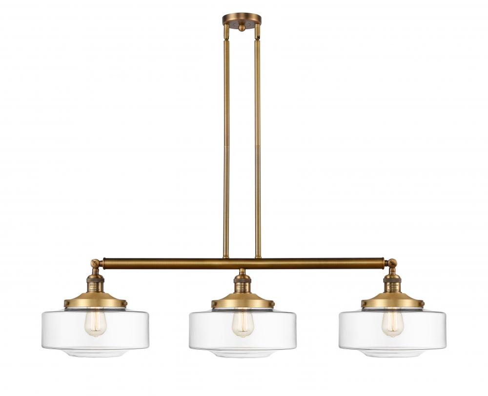 Bridgeton - 3 Light - 44 inch - Brushed Brass - Stem Hung - Island Light