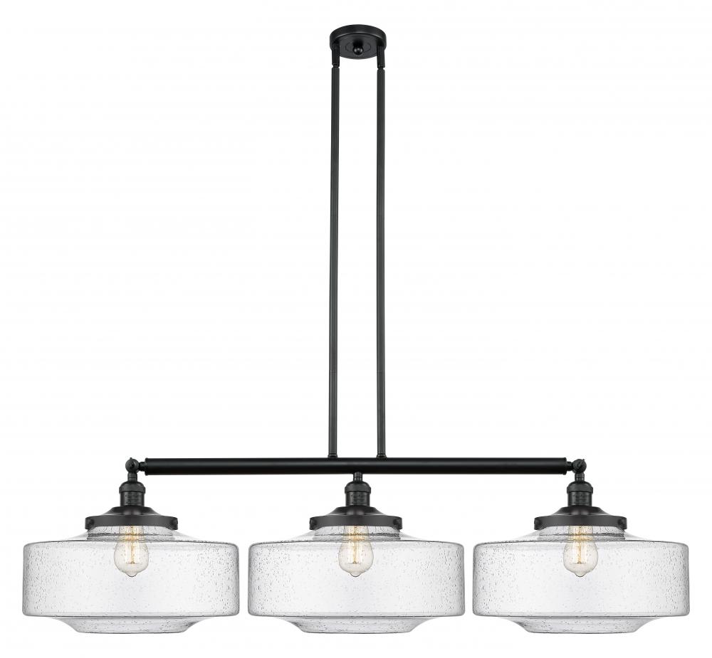 Bridgeton - 3 Light - 50 inch - Matte Black - Stem Hung - Island Light