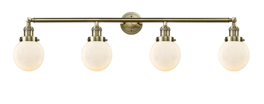 Beacon - 4 Light - 42 inch - Antique Brass - Bath Vanity Light