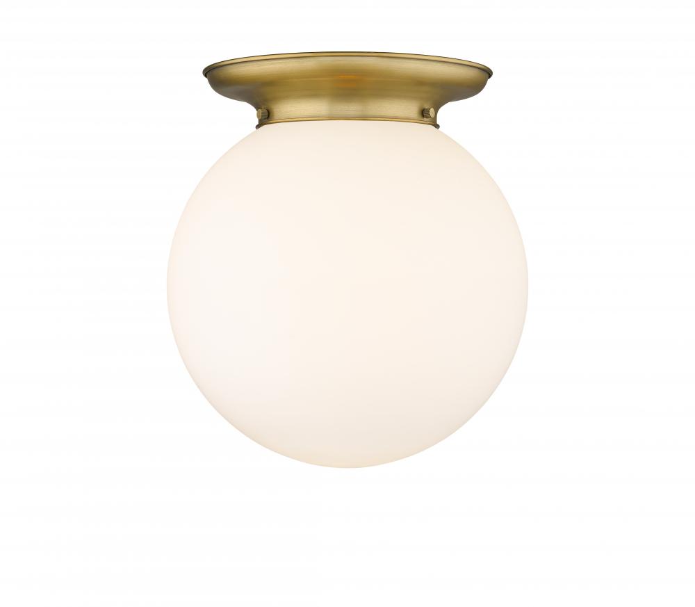 Beacon - 1 Light - 14 inch - Brushed Brass - Flush Mount