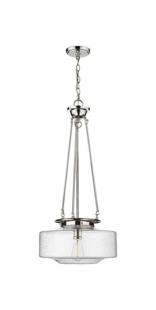 Bridgeton - 1 Light - 16 inch - Polished Nickel - Chain Hung - Pendant