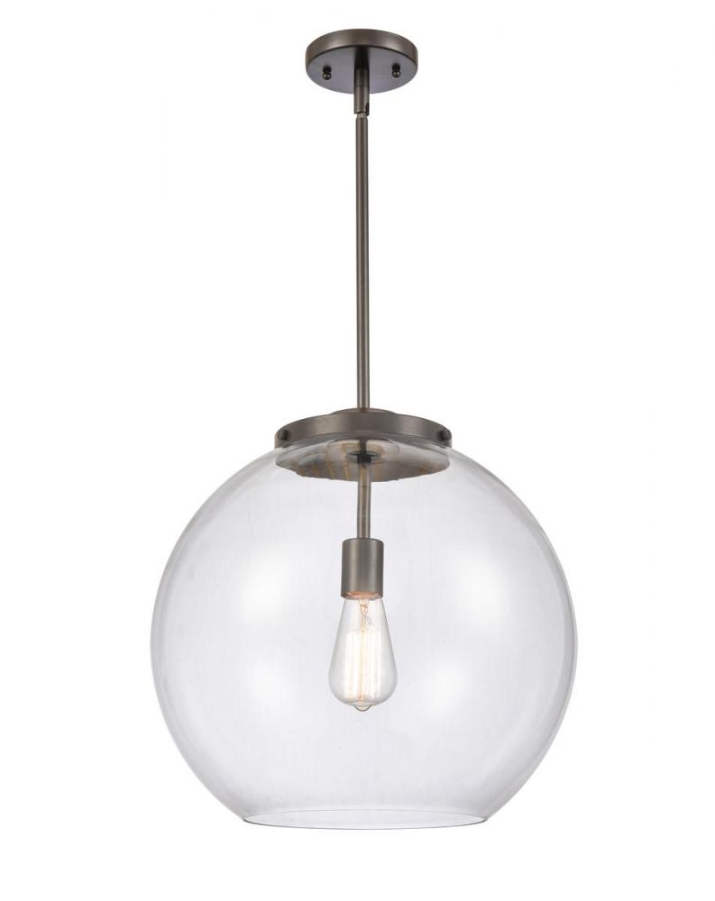 Athens - 1 Light - 16 inch - Oil Rubbed Bronze - Cord hung - Pendant