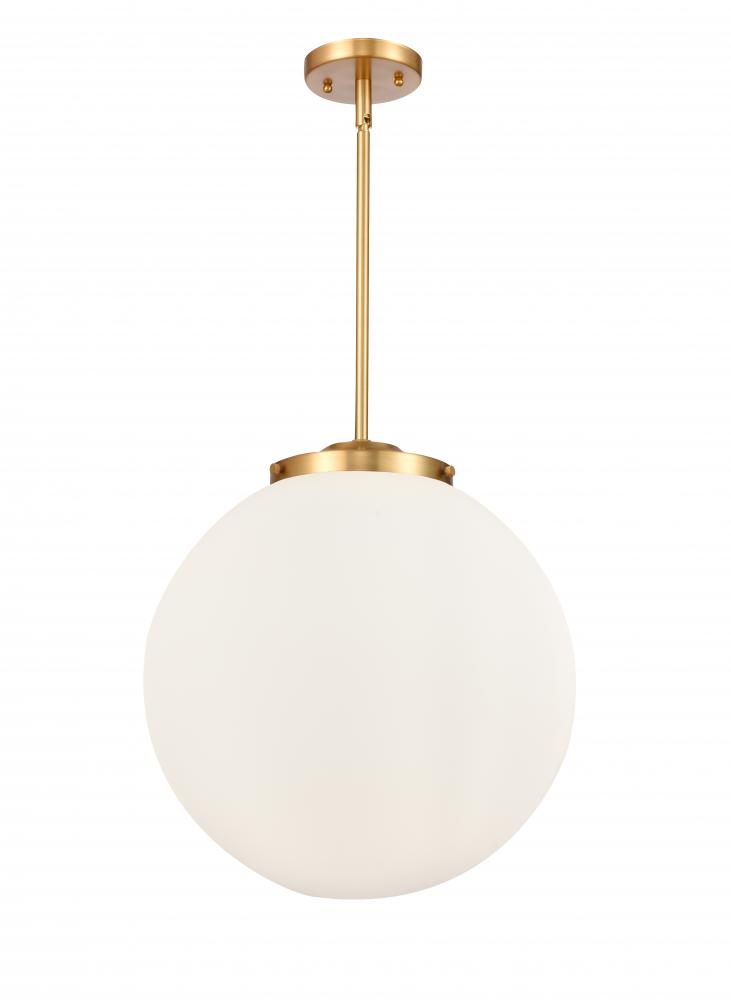 Beacon - 3 Light - 16 inch - Satin Gold - Cord hung - Pendant