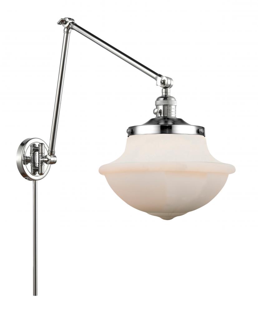 Oxford - 1 Light - 12 inch - Polished Chrome - Swing Arm