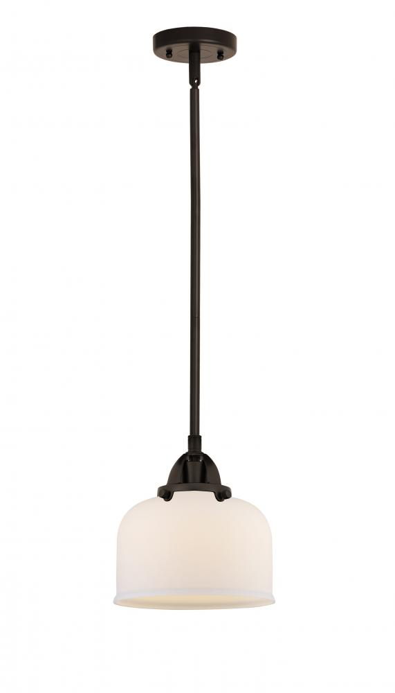 Bell - 1 Light - 8 inch - Oil Rubbed Bronze - Cord hung - Mini Pendant