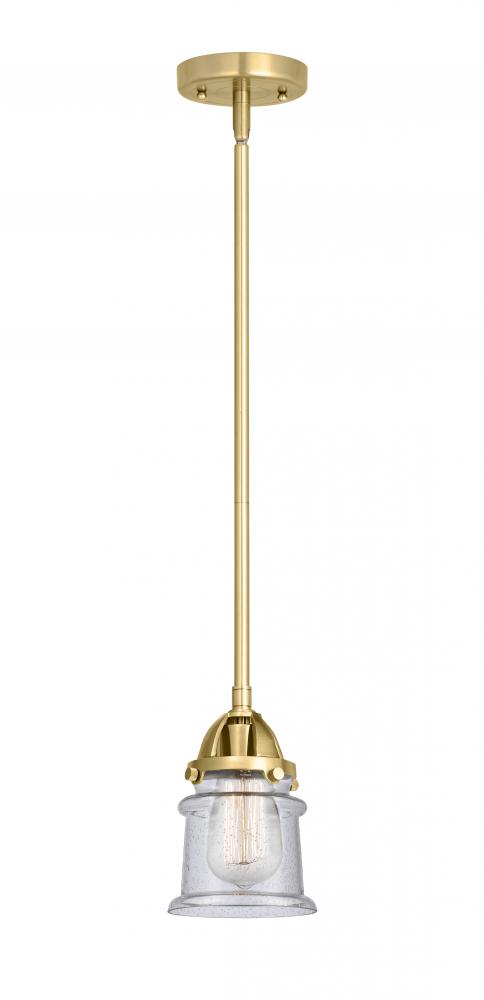 Canton - 1 Light - 5 inch - Satin Gold - Cord hung - Mini Pendant