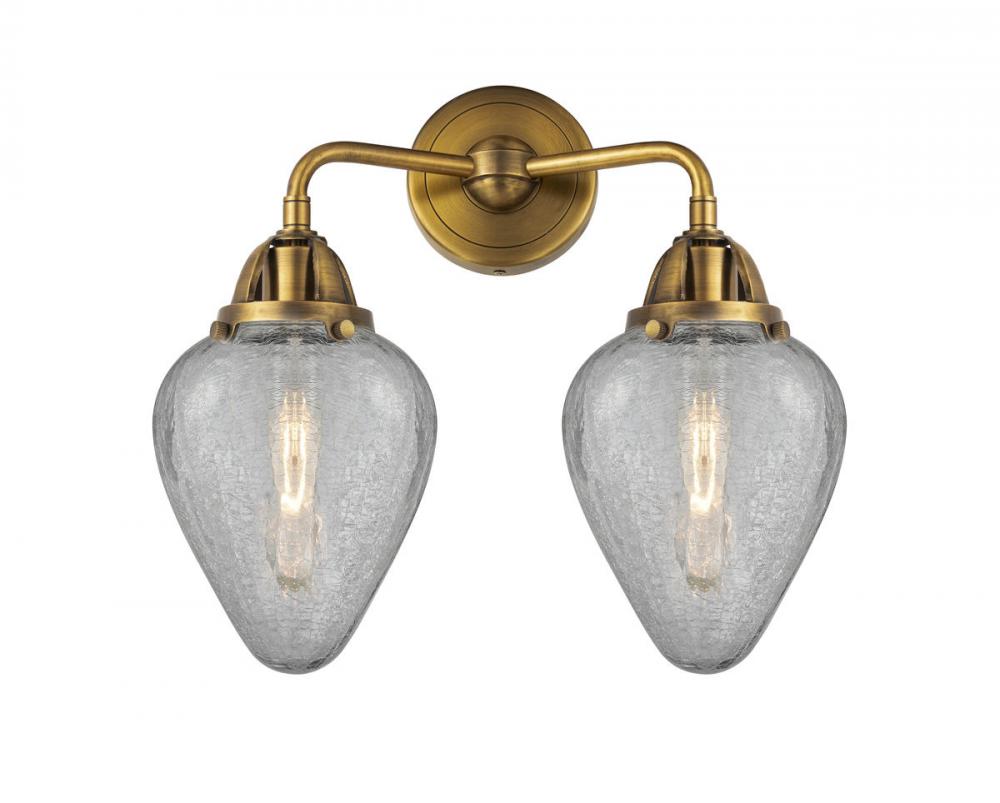 Geneseo - 2 Light - 15 inch - Brushed Brass - Bath Vanity Light