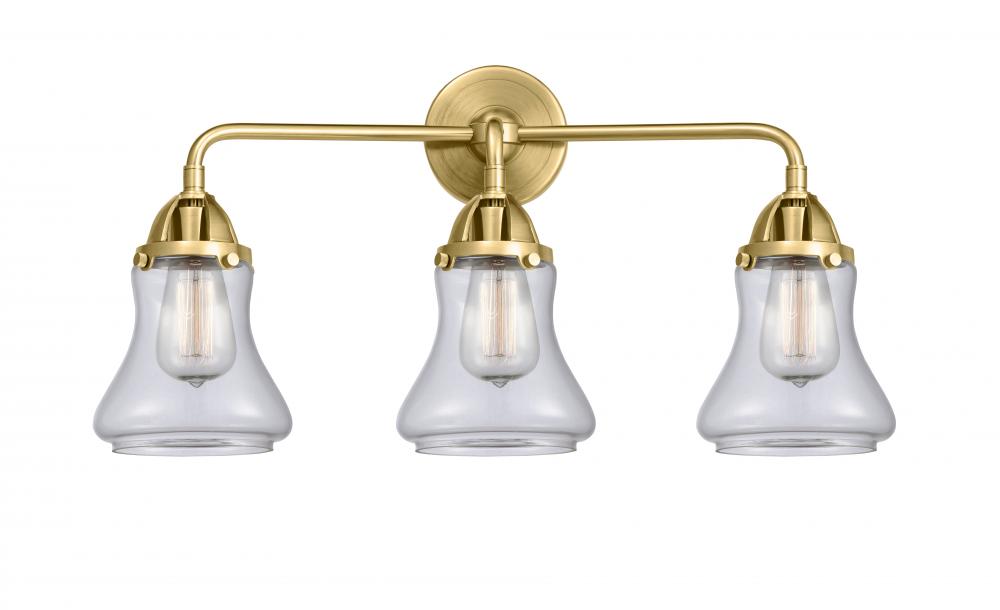 Bellmont - 3 Light - 24 inch - Satin Gold - Bath Vanity Light