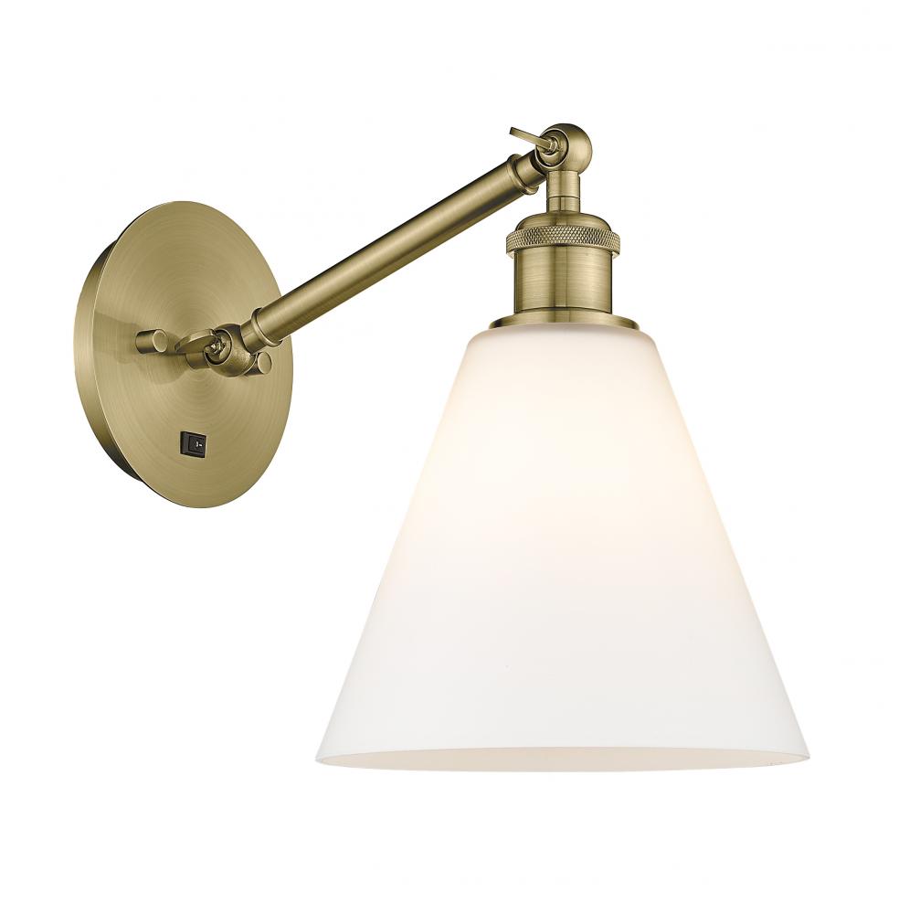 Berkshire - 1 Light - 8 inch - Antique Brass - Sconce