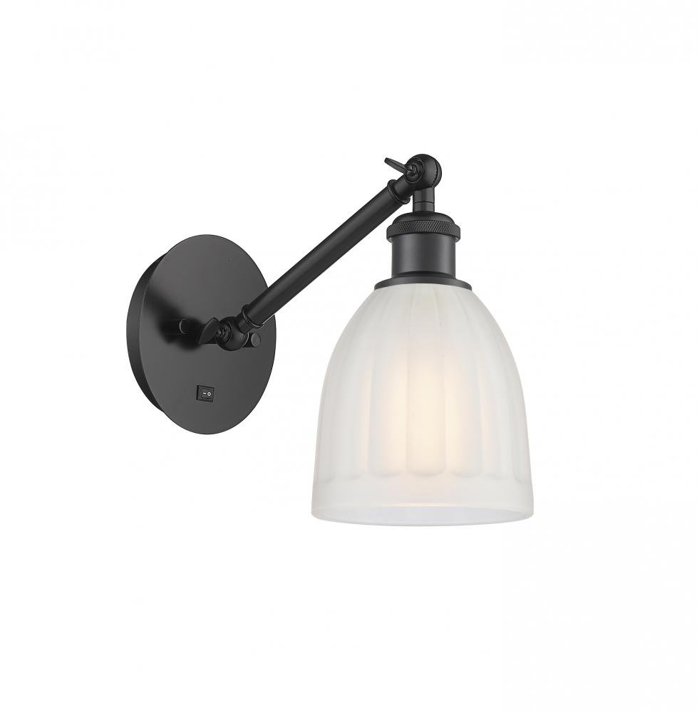 Brookfield - 1 Light - 6 inch - Matte Black - Sconce