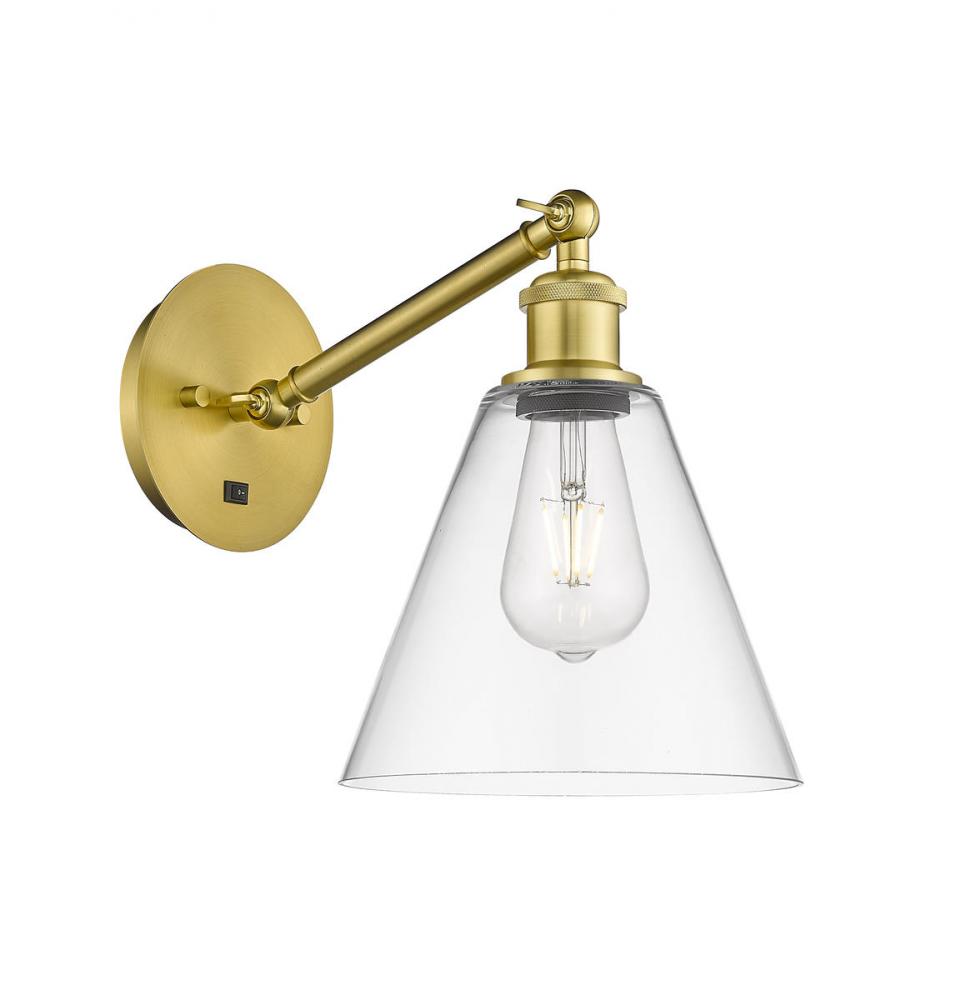 Berkshire - 1 Light - 8 inch - Satin Gold - Sconce