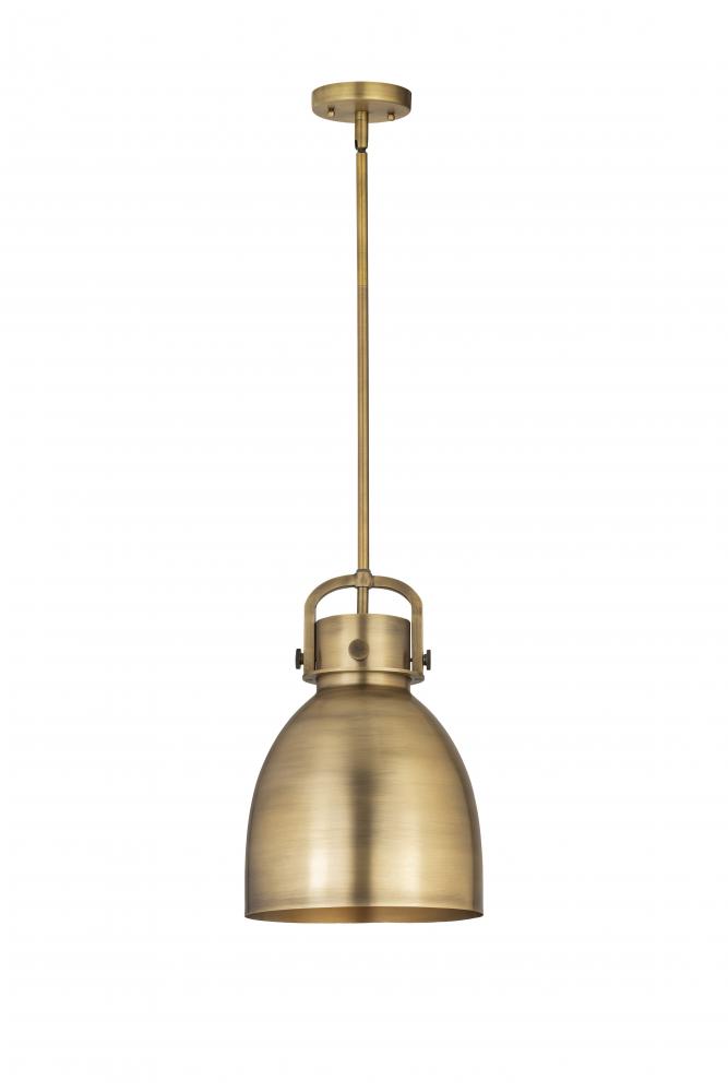 Newton Sphere - 1 Light - 10 inch - Brushed Brass - Mini Pendant