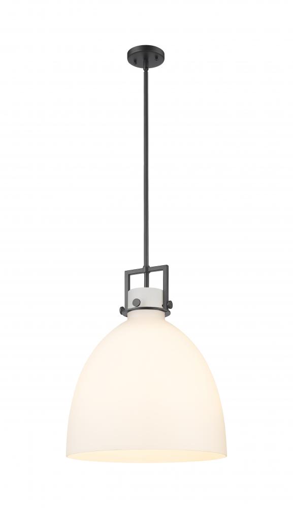 Newton Bell - 1 Light - 16 inch - Matte Black - Pendant