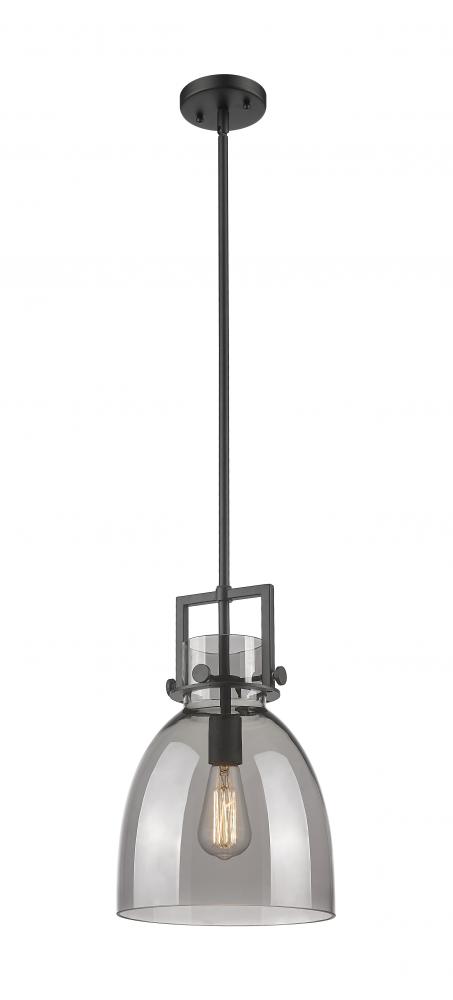 Newton Bell - 1 Light - 10 inch - Matte Black - Mini Pendant